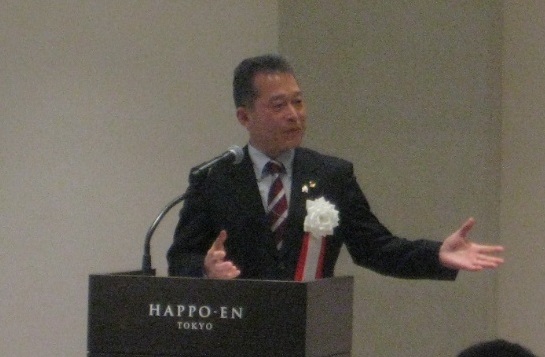 一見知事から祝辞